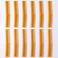 Multiple color plastic combs designed for everyday grooming and styling