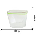 Dimension overview for 500ml leak-proof food storage containers
