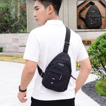 Waterproof USB Charging Sling Bag – Travel & Crossbody | FERVENT