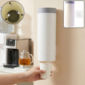 Wall mounted cup holder storage dispenser in office