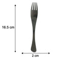Compact 4 in 1 cutlery kit with pouch for picnics and travel