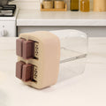 2-in-1 salt and pepper dispenser with separate seasoning compartments