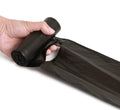 Medium sized black garbage bag 24x32 inches for everyday kitchen and office waste