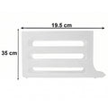 Space saving plastic egg organizer box for fridge