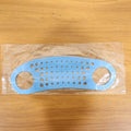 Face mask ear saver strap demonstrating prevention of ear discomfort