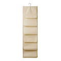 Portable shoe storage hanging bag with 12 compartments