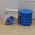 Silicone Ice Cube Maker Cup Squeeze to Pop Mould with Lid Space Saving (1 Pc) view 9