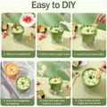 Plastic popsicle maker molds suitable for kids