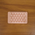 Plastic ice ball tray with lid for beverages