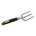 Durable hand fork with three tines for weeding and planting