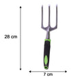 Sturdy 3 prong hand fork for beds, pots and vegetable patches
