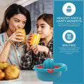 Close-up of durable reamer on manual lemon juicer for maximum juice