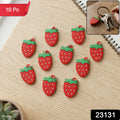 Cute strawberry design key ring for accessories