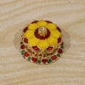 Decorative kumkum box, perfect for religious gift-giving