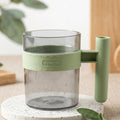 Everyday clear plastic cup with handle for home and office