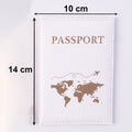 Slim, compact passport holder wallet