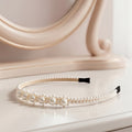 Fashionable pearl design headband for hair styling