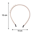 Compact stylish pearl headband for everyday use