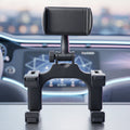 Universal car phone holder that clips to the rear view mirror