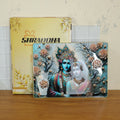 Detailed Radha Krishna wall art in wooden frame suitable for sacred spaces