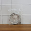 In-use high-speed LAN Ethernet cable connecting devices in office