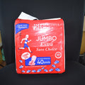 Bulk pack of 40 XXL sanitary pads by Beautiful Basics for superior leak protection.