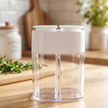 Airtight 4 compartment kitchen storage box with transparent body