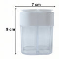 Plastic kitchen storage jar for spices and dry foods