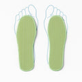Shoe footbed inserts providing shock absorption for Size 36 shoes