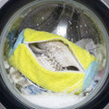 Washing machine shoe bag set with 2 shoe support frames