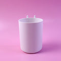 Soap box organizer cup designed to keep soap dry and clean