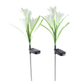 LED flower light powered by solar energy lighting garden pathway