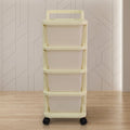 4 drawer utility cart on wheels for easy movement