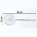 Deep fry strainer tool for efficient oil draining and frying