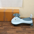 Kids swing scooter car with music and blue shark design
