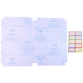 Transparent book cover wrapped around textbook for protection