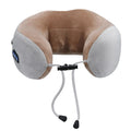 Detailed features of the neck massager showing vibration controls