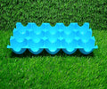 The 15 egg storage tray with its transparent lid securely closed.