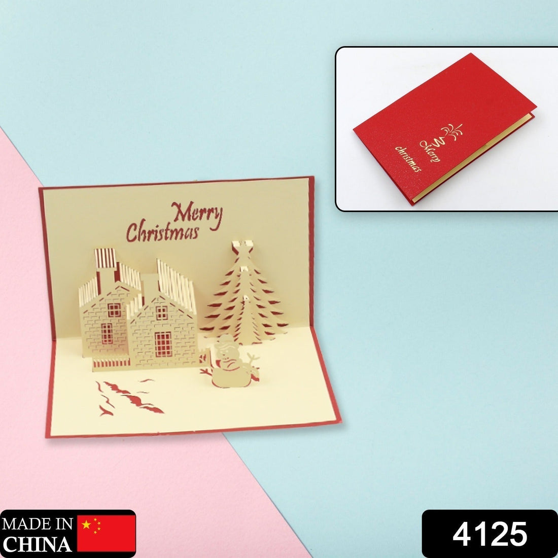 A vibrant 3D paper wish card with a detailed pop-up design for special occasions.