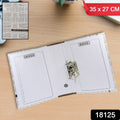 Front view of the Lever Arch File Organizer with its sturdy spring mechanism.