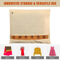 Reusable fabric zipper pouch suitable for storing small clothing items