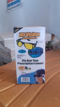Comparison of vision with and without Safora Night Driving Glasses.