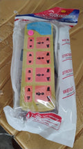 Versatile 8 socket power strip extension board with integrated surge protection