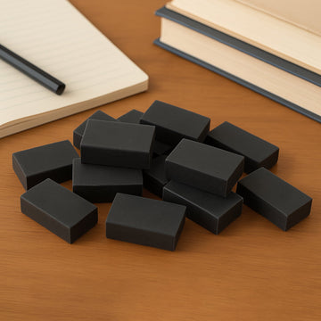 Stylish rubber erasers set with mix designs for children