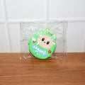 Cartoon coin pouch placed in a lifestyle setting showing portability