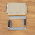 Durable metal try square with ergonomic handle designed for comfortable extended use