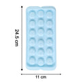 Easy release plastic ice tray for effortless ice removal
