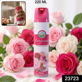 Rose air perfume and deodorizer spray bottle