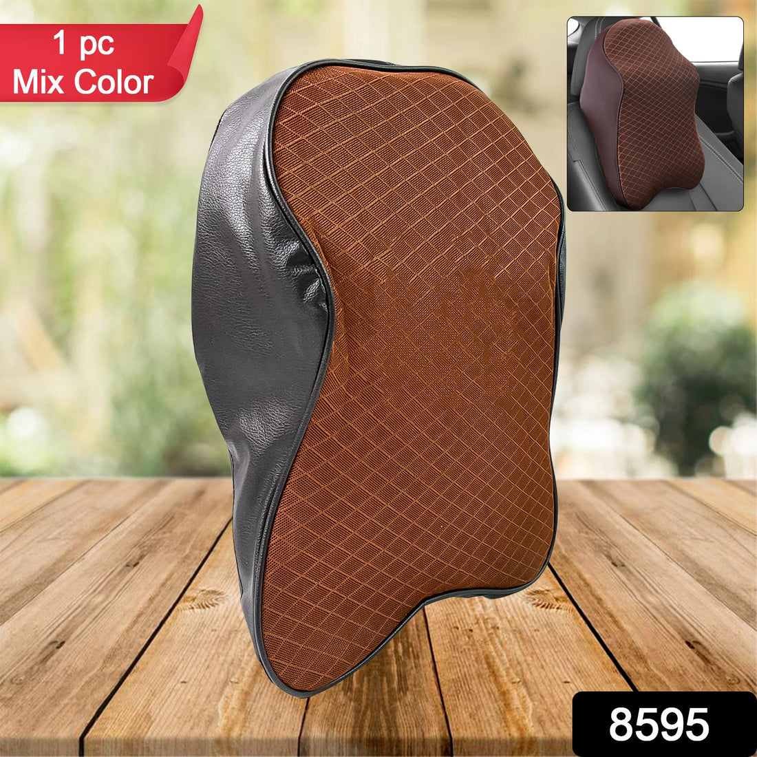 Memory Foam Car Neck Pillow providing ergonomic neck support for comfortable driving.